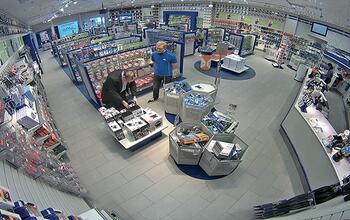 Установка видеонаблюдения для магазина